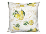 Hochwertige Kissenhülle ca. 60x60 cm aus 100% Baumwolle – Zitronen-Design aus der beties "Italy Collection"
