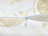 Hochwertige Kissenhülle ca. 60x60 cm aus 100% Baumwolle – Zitronen-Design aus der beties "Italy Collection"