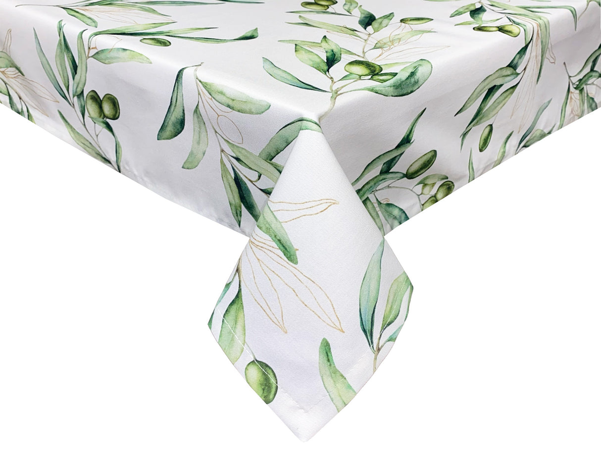 Mediterrane Tischdecke 130x170 cm aus 100% Baumwolle - Oliven Design aus der beties "Italy Collection"