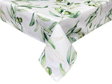 Mediterrane Tischdecke 110x110 cm aus 100% Baumwolle - Oliven Design aus der beties "Italy Collection"