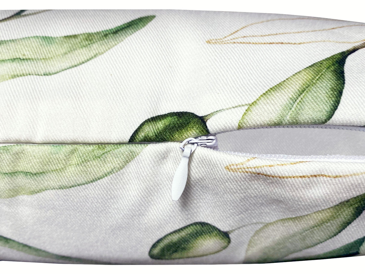 Mediterrane Kissenhülle ca. 25x35 cm aus 100% Baumwolle - Oliven Design aus der beties "Italy Collection"
