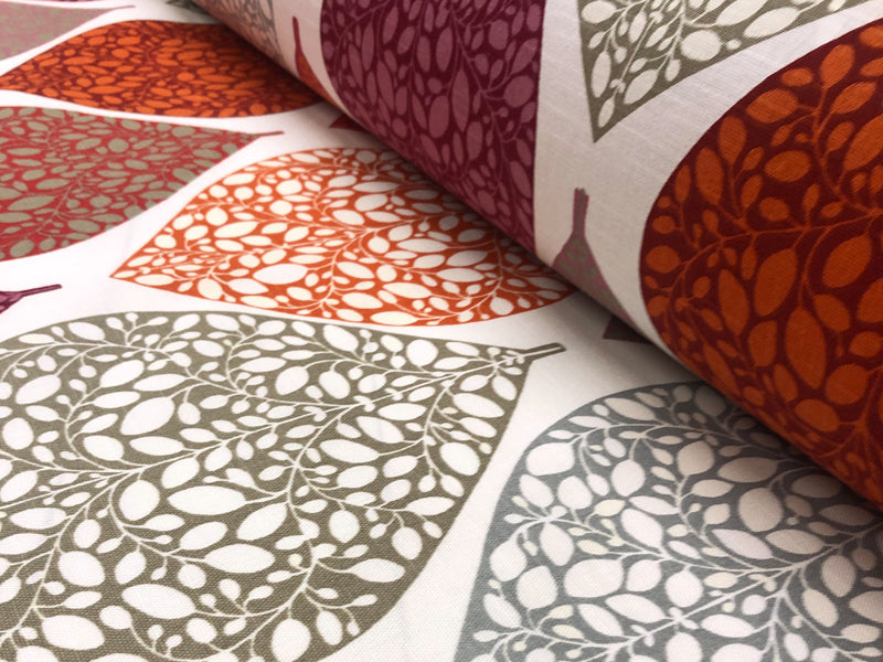 Tissu vendu au mètre coton demi panama avec sloops largeur env. 140 cm beties "Momente"