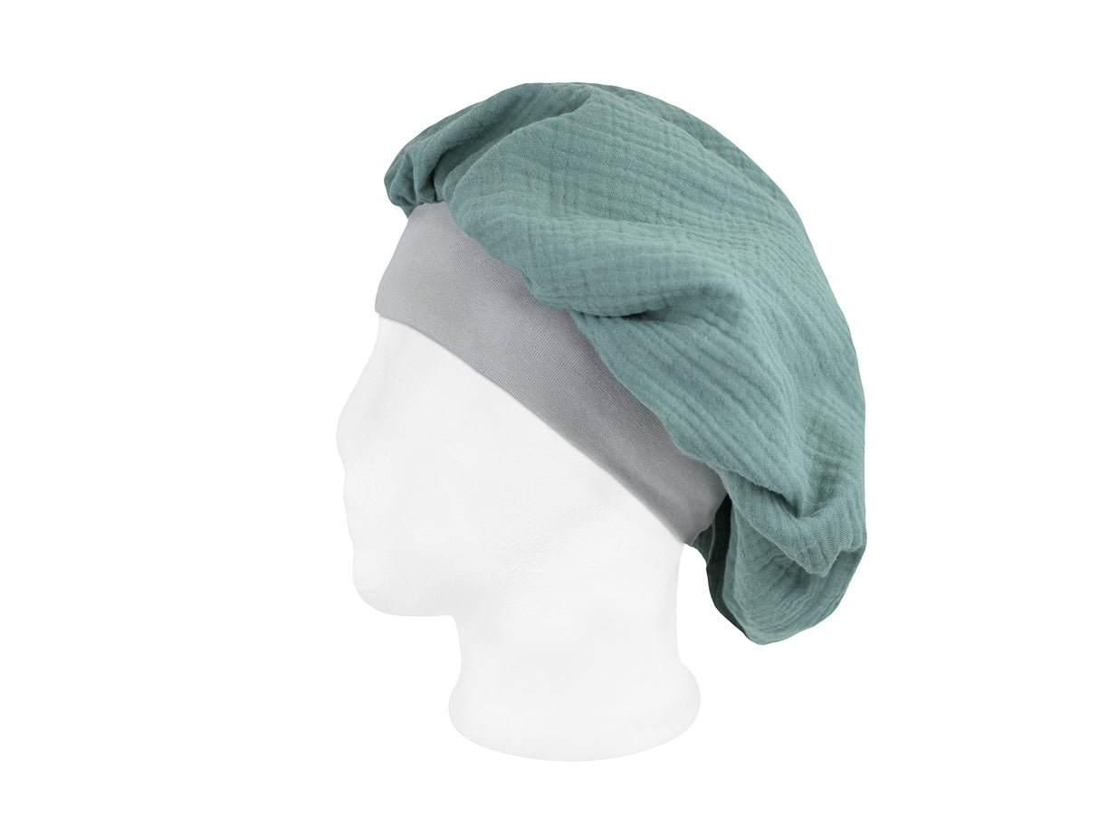 Pointed hat, sleeping cap, nightcap, long beanie, 100% cotton jersey, one-size unisex, beties "BasicSoft"
