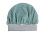  beties Musselin Bonnet Haarhaube Eukalyptus Grün – 100% Bio-Baumwolle Musselin 