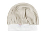  beties Musselin Bonnet Haarhaube Mandel Beige –  100% Bio-Baumwolle Musselin 