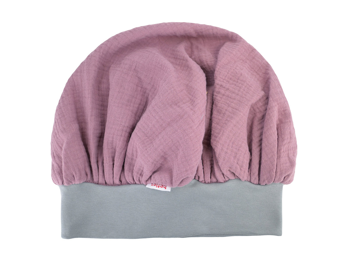 Pointed hat, sleeping cap, nightcap, long beanie, 100% cotton jersey, one-size unisex, beties "BasicSoft"