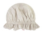  beties Musselin Haarhaube Schlafmütze aus hochwertigem Musselin, Mandel Beige 