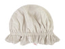  beties Musselin Haarhaube Schlafmütze aus hochwertigem Musselin, Mandel Beige 