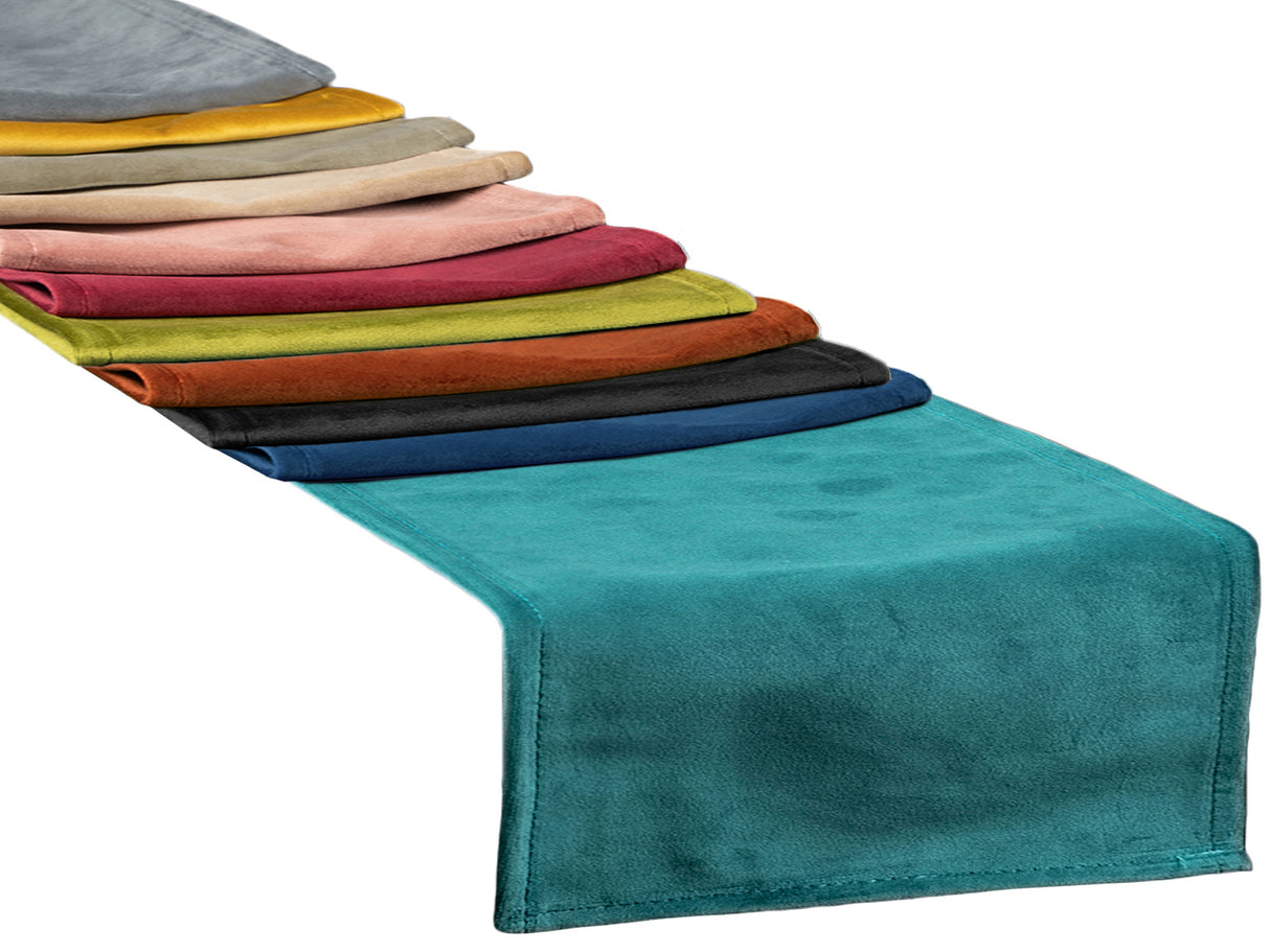 Tischläufer ca. 40x140 cm kuscheliger Samt beties "Samt&Sonders"