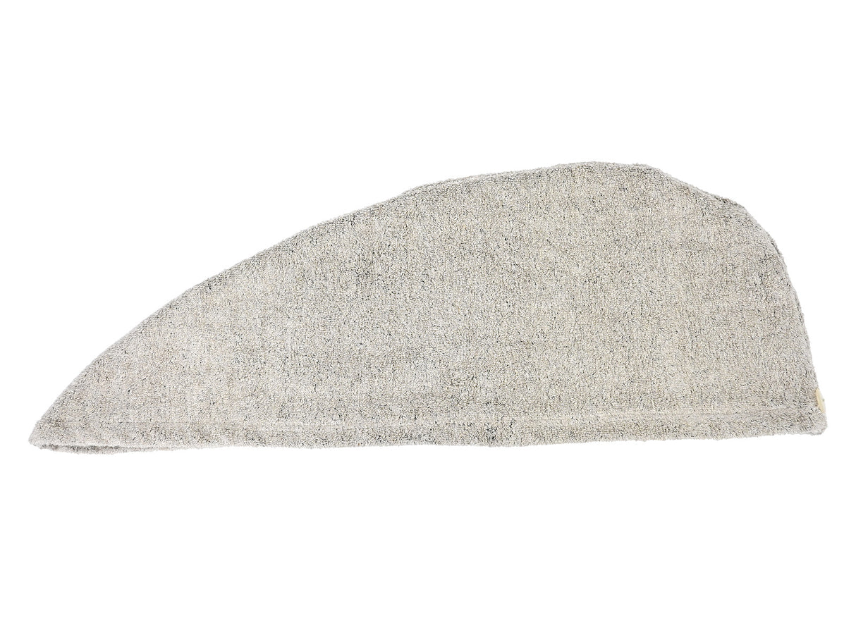 Haarturban 25x70 cm aus Leinen-Frottee mit Knopf | SAVU