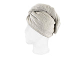 Haarturban 25x70 cm aus Leinen-Frottee mit Knopf | SAVU