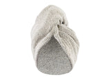 Haarturban 25x70 cm aus Leinen-Frottee mit Knopf | SAVU