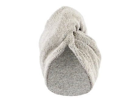 Haarturban 25x70 cm aus Leinen-Frottee mit Knopf | SAVU