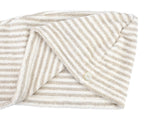 Haarturban 25x70 cm aus Leinen-Frottee mit Knopf | SAVU