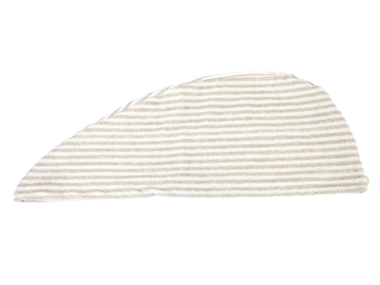 Haarturban 25x70 cm aus Leinen-Frottee mit Knopf | SAVU