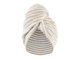 Haarturban 25x70 cm aus Leinen-Frottee mit Knopf | SAVU