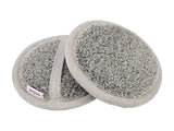 Leinen-Kosmetikpad Ø12 cm – Peeling-Frottee & Massage | SAVU