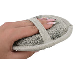 Leinen-Kosmetikpad Ø12 cm – Peeling-Frottee & Massage | SAVU