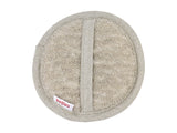 Leinen-Kosmetikpad Ø12 cm – Peeling-Frottee & Massage | SAVU