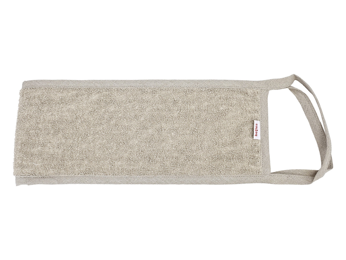 Leinen-Rückenwaschband 15x70 cm – Peeling-Frottee | SAVU