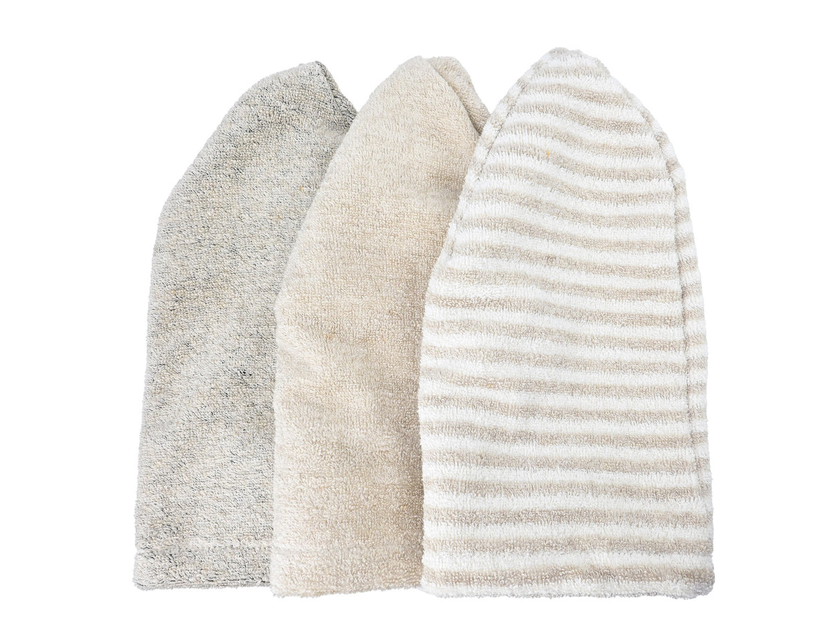 Sauna Beanie aus Leinen-Frottee – weicher One Size Saunahut | SAVU