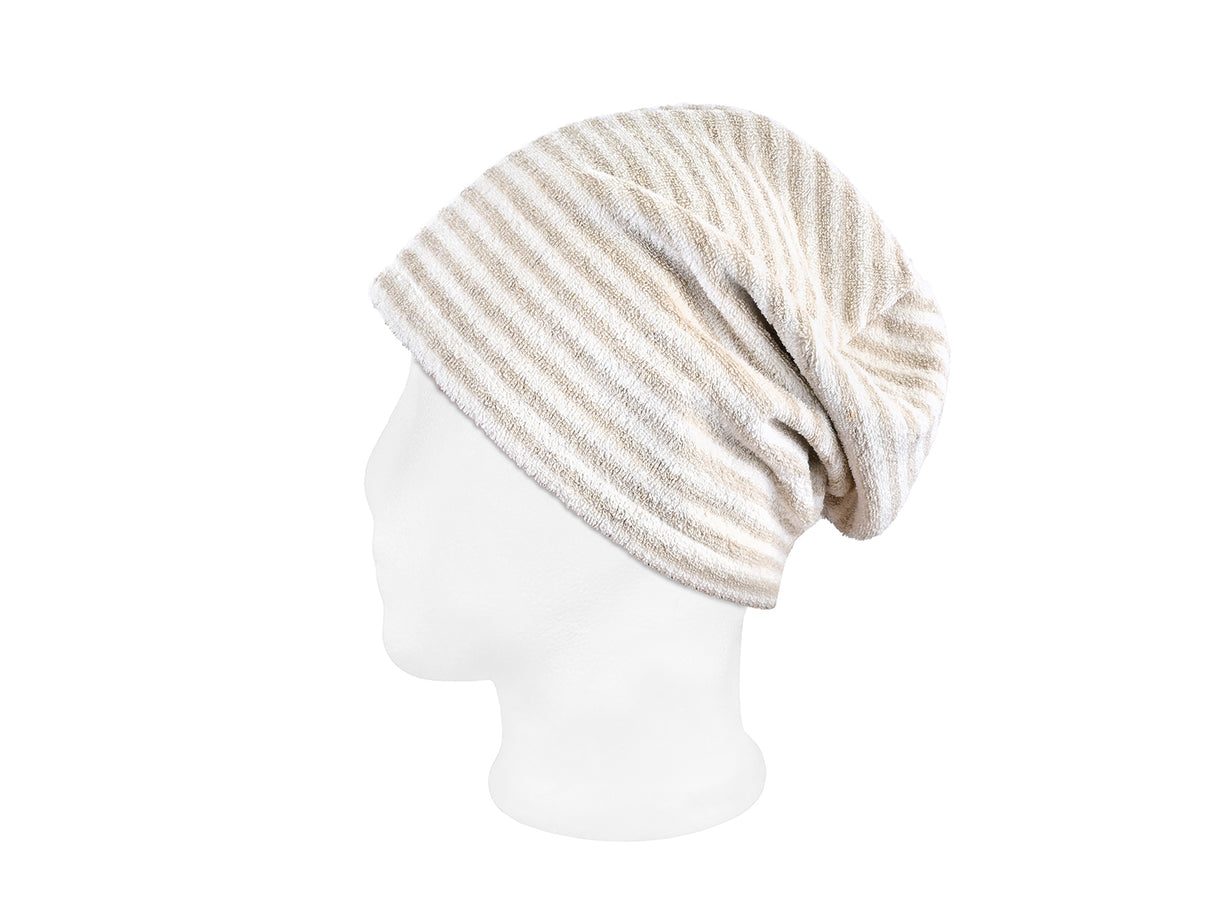 Sauna Beanie aus Leinen-Frottee – weicher One Size Saunahut | SAVU