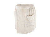 Sauna-Kilt 50x140 cm aus Leinen-Frottee mit Tasche | SAVU