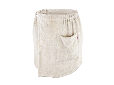 Sauna-Kilt 50x140 cm aus Leinen-Frottee mit Tasche | SAVU