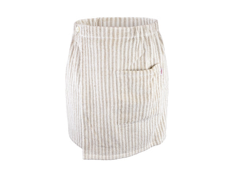 Sauna-Kilt 50x140 cm aus Leinen-Frottee mit Tasche | SAVU
