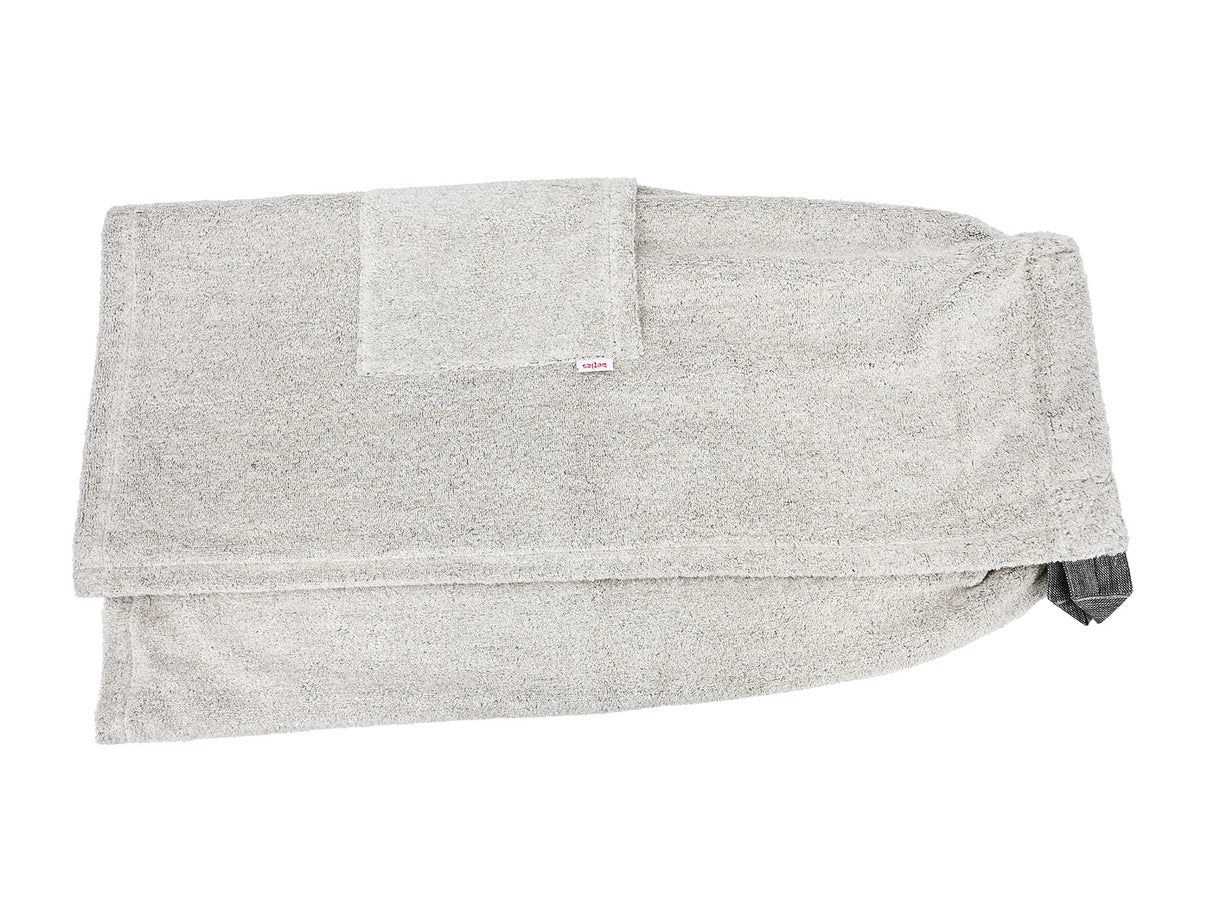 Sauna-Kilt 70x140 cm aus Leinen-Frottee mit Tasche | SAVU