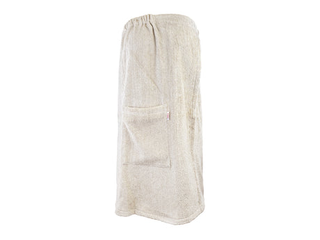 Sauna-Kilt 70x140 cm aus Leinen-Frottee mit Tasche | SAVU