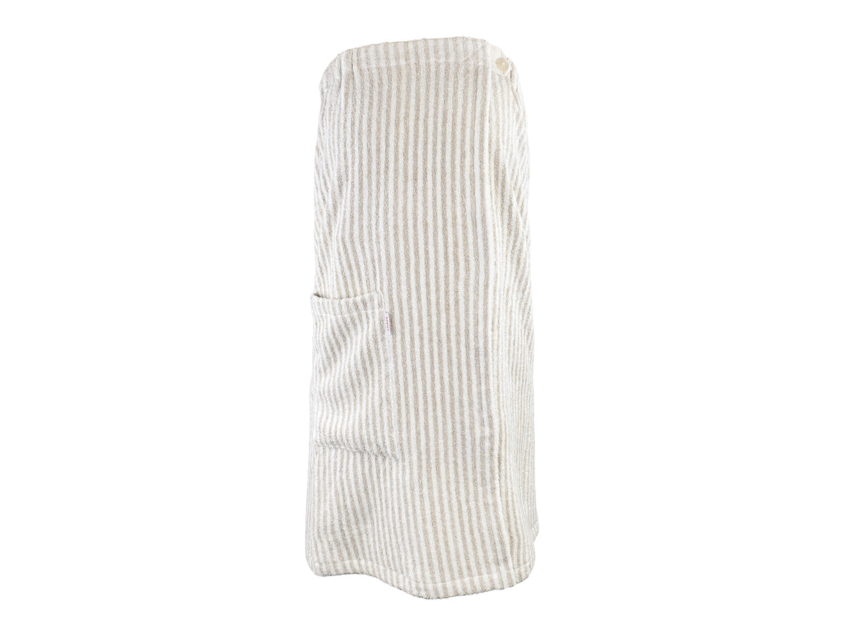 Sauna-Kilt 70x140 cm aus Leinen-Frottee mit Tasche | SAVU