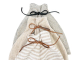 Saunahut Kamin aus Leinen-Frottee mit Lederband – One Size | SAVU