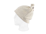Saunahut Kamin aus Leinen-Frottee mit Lederband – One Size | SAVU