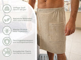 Sauna Beanie aus Leinen-Frottee – weicher One Size Saunahut | SAVU
