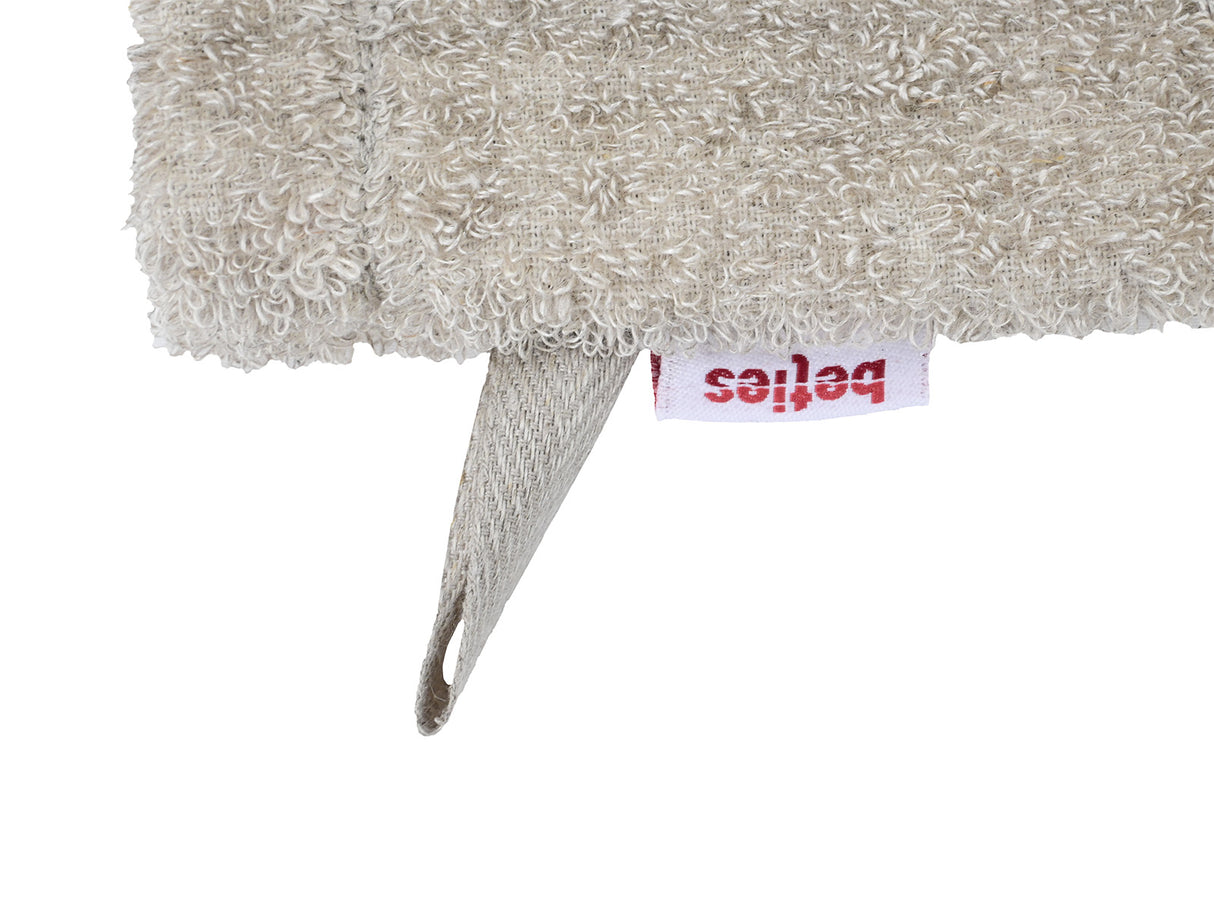 Leinen-Waschhandschuh 14x25 cm – Peeling-Frottee | SAVU