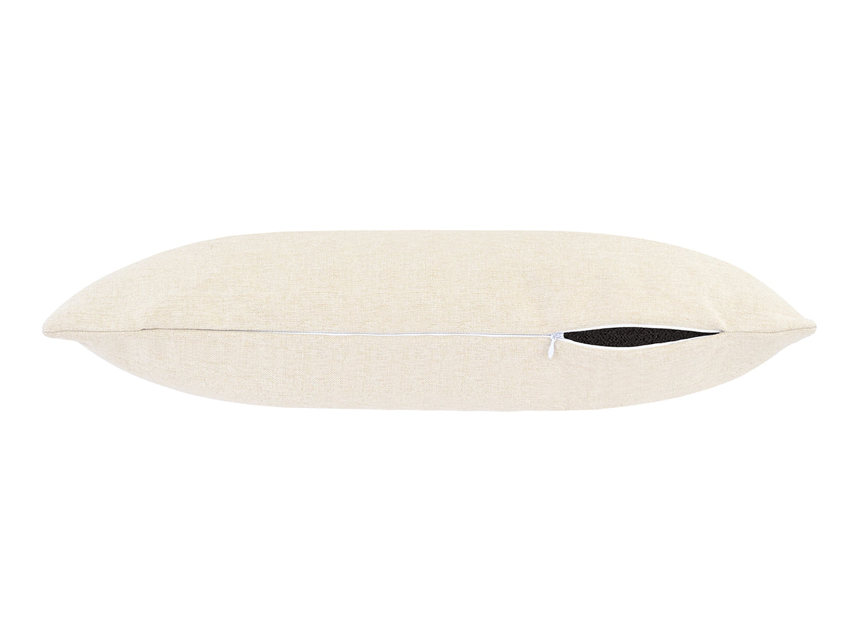 Kissenhülle ca. 30x70 cm – melierter Möbelstoff mit Tiefe und Stand | beties WunschTON