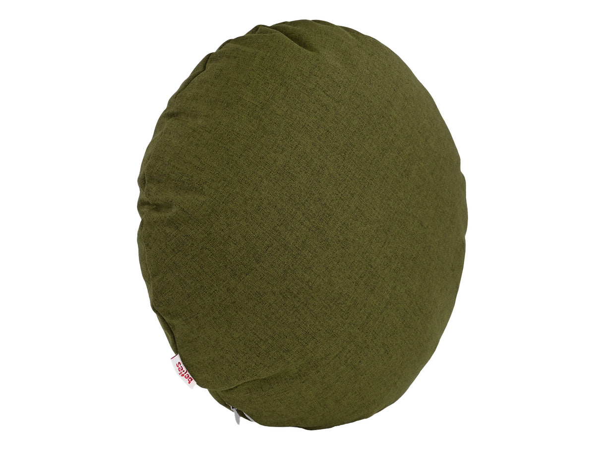 Kissenhülle ca. 40 cm Ø  – melierter Möbelstoff mit Tiefe und Stand | beties WunschTON