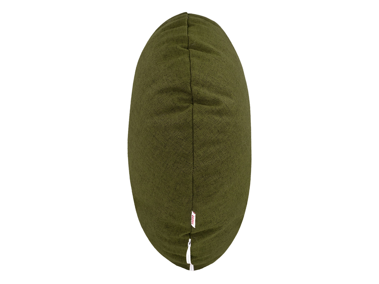 Kissenhülle ca. 60 cm Ø  – melierter Möbelstoff mit Tiefe und Stand | beties WunschTON
