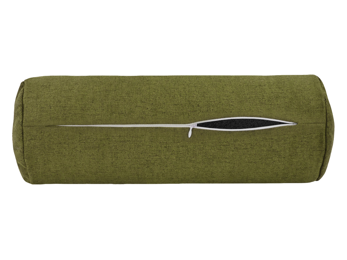 Nackenrollenhülle ca. 15x40 cm – melierter Möbelstoff mit Tiefe und Stand | beties WunschTON