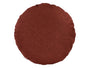  beties Wunschton Kissenhülle Rusty Bordeaux 50 cm rund – vorderansicht 