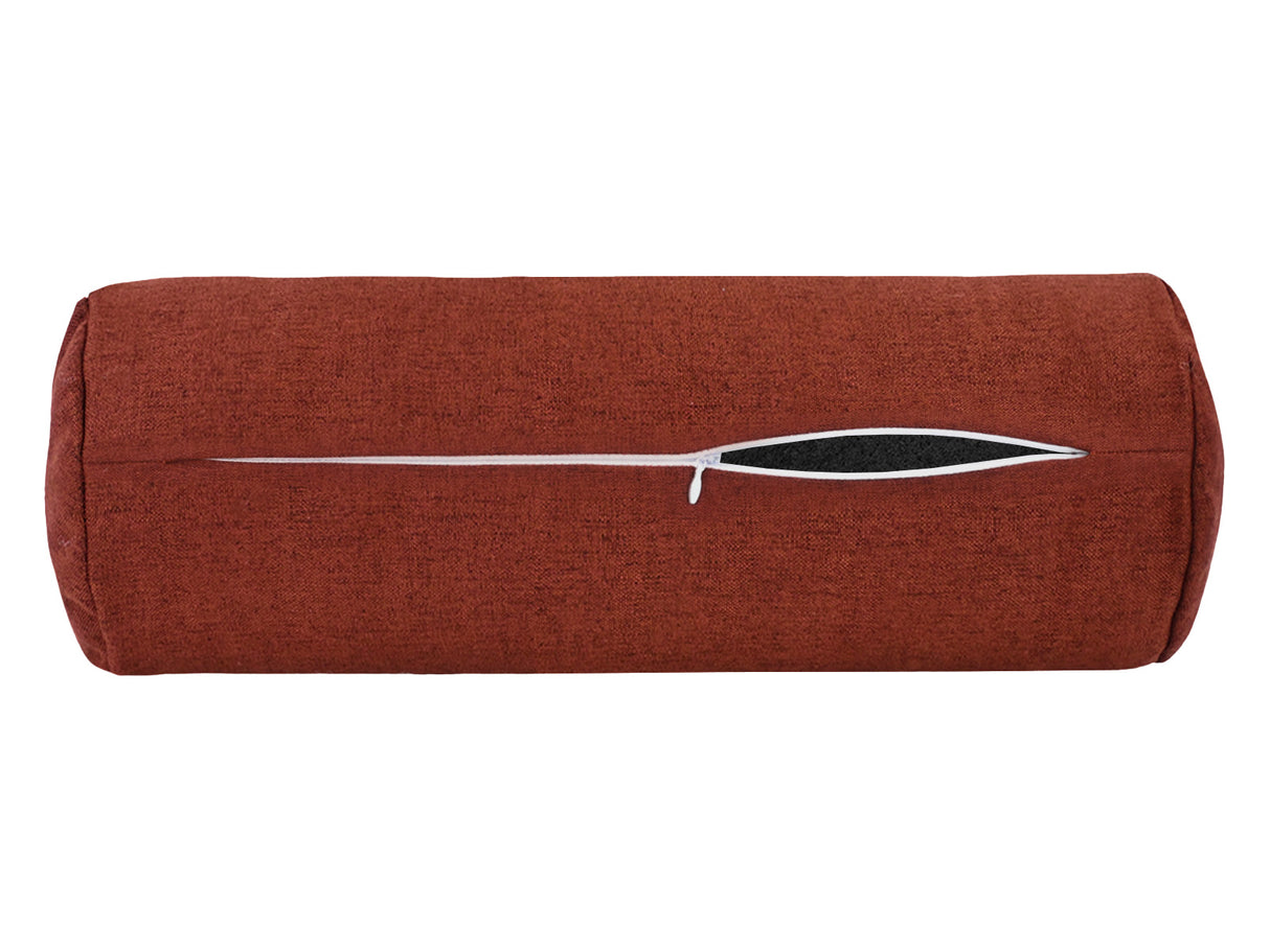 Nackenrollenhülle ca. 15x40 cm – melierter Möbelstoff mit Tiefe und Stand | beties WunschTON
