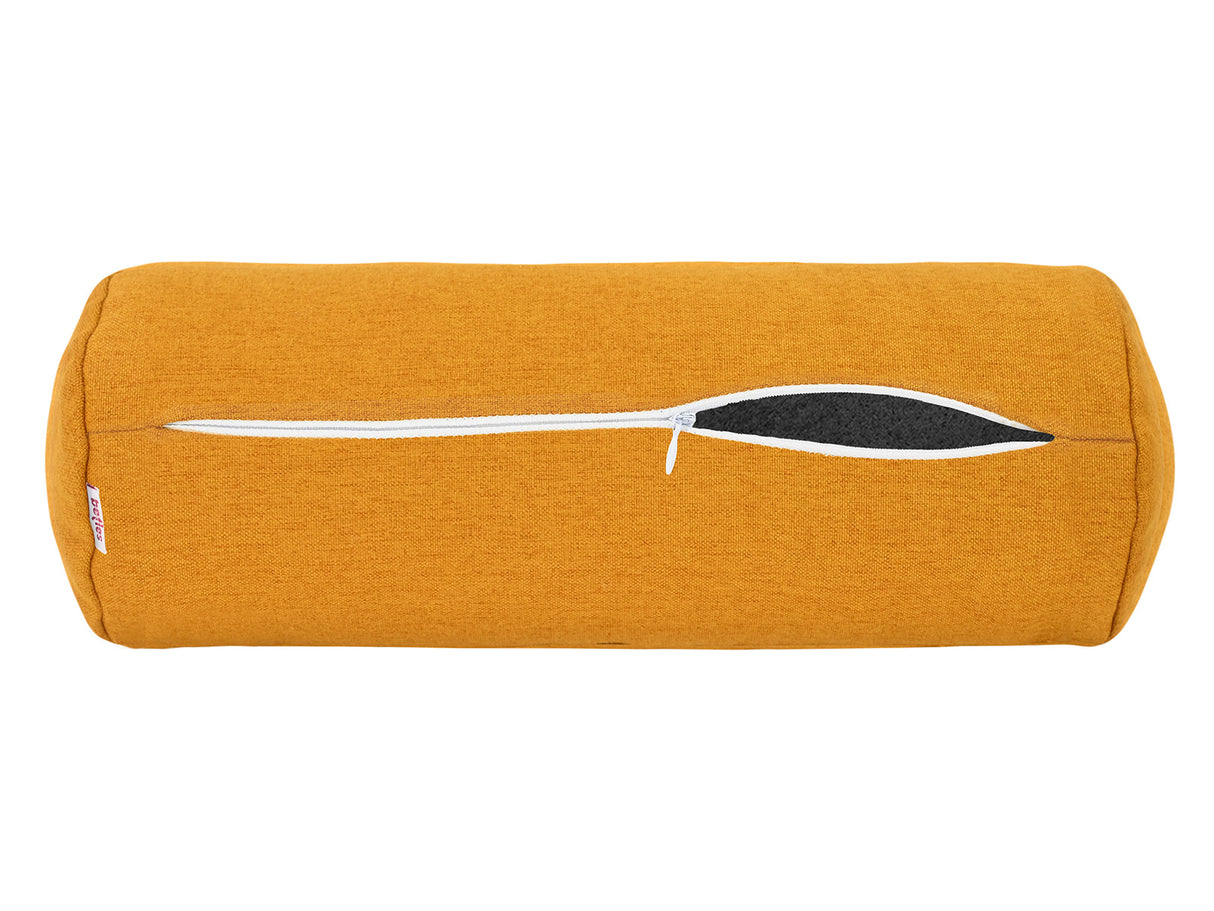 Nackenrollenhülle ca. 15x40 cm – melierter Möbelstoff mit Tiefe und Stand | beties WunschTON