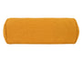  beties Wunschton Nackenrolle safrangelb 15x40 cm – vorderansicht, Möbelstoff 