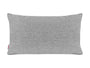  beties Wunschton Kissenhülle 30x50 cm Silber Grau – Vorderansicht, melierter Möbelstoff 