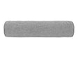  beties Wunschton Nackenrolle gefüllt 13x50 cm Silber Grau – Vorderansicht, melierter Möbelstoff 