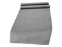  beties Wunschton XL Tischläufer 40x220 cm Silber Grau – Vorderansicht, melierter Möbelstoff 