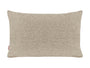  beties Wunschton Kissenhülle 40x60 cm Taupe Braun – Vorderansicht, melierter Möbelstoff Dekokissen 