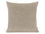 beties Wunschton Kissenhülle 45x45 cm Taupe Braun – Vorderansicht, melierter Möbelstoff Dekokissen 