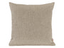  beties Wunschton Kissenhülle 60x60 cm Taupe Braun – Vorderansicht, melierter Möbelstoff Sofakissen 